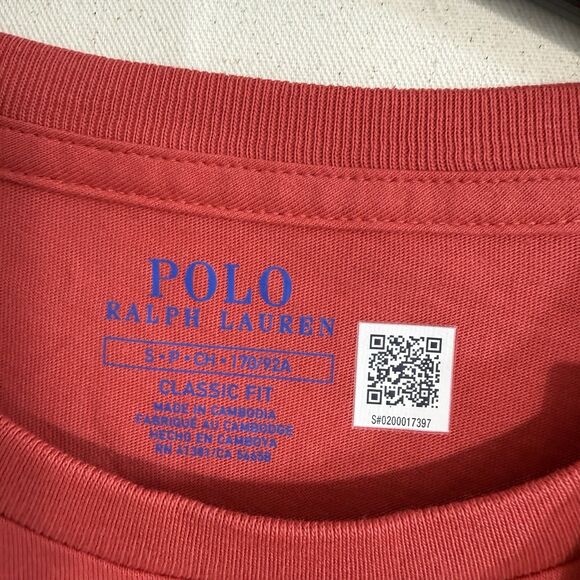 NEW POLO RALPH LAUREN - Men’s Classic Fit Crewneck T-Shirt - Size Small - Red - Picture 3 of 8